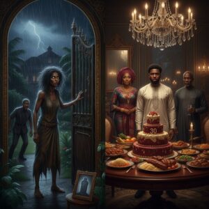 La folle qui frappait à mon portail tous les vendredis soirs m’a soudain ordonné de fuir ma famille