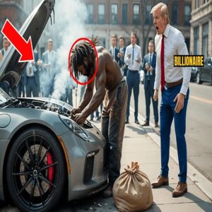 « Si tu peux réparer cette voiture, elle est à toi », a raillé le milliardaire à l’égard du sans-abri noir qu’il avait surpris en train d’admirer sa supercar en panne — mais la fin l’a laissé sans voix.