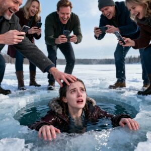 La famille de mon gendre a trouvé « drôle » de pousser ma fille dans un lac gelé.