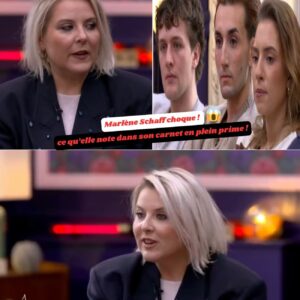 Star Academy 2025 : Marlène Schaff choque ! ce qu’elle note dans son carnet en plein prime !